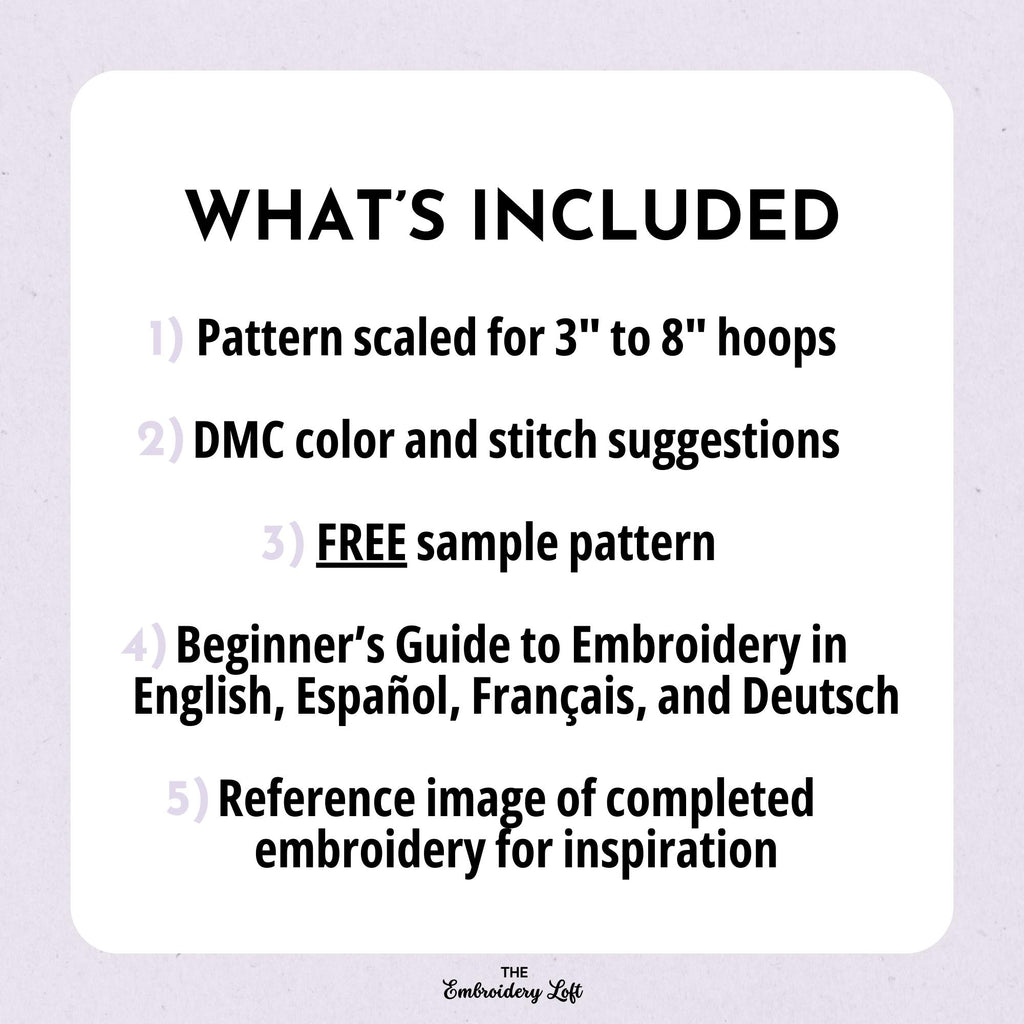 Raspberries Hand Embroidery Pattern