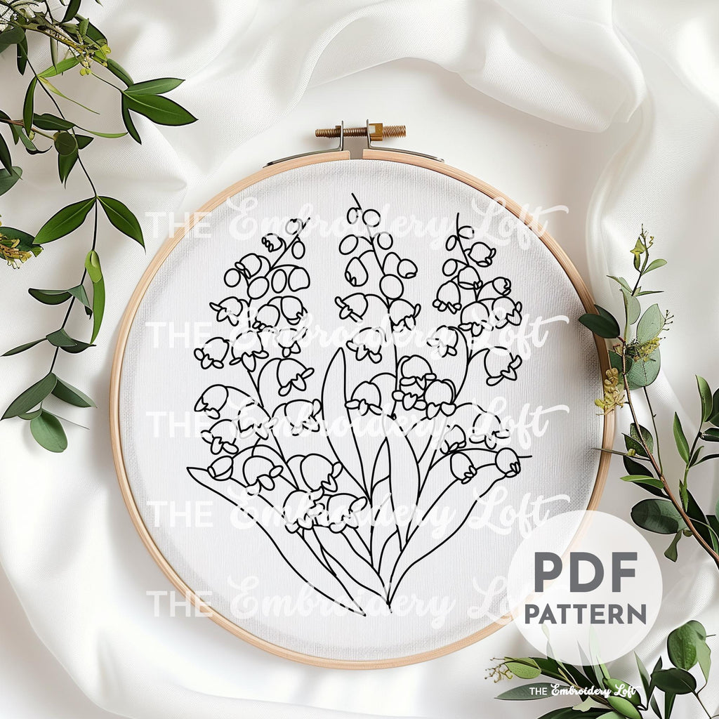 Bluebells Hand Embroidery Pattern