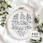 Bluebells Hand Embroidery Pattern