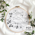 Chickadee Hand Embroidery Pattern