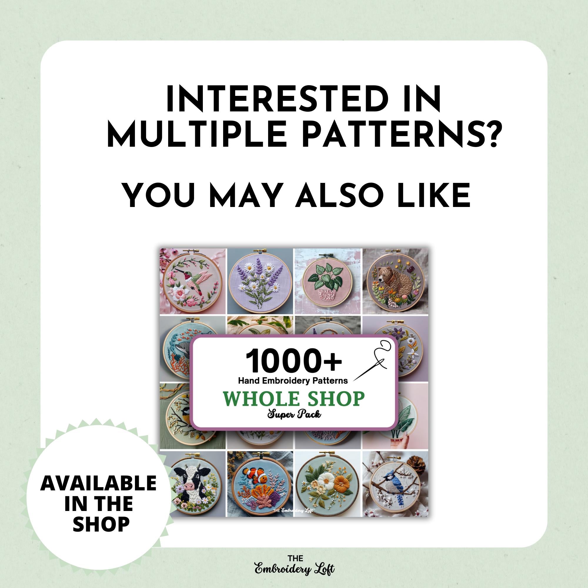 Cactus Hand Embroidery Pattern