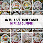 MINI COLLECTION, Easter Hand Embroidery Pattern Collection, Current and Future Designs, Lifetime Access, Hand Embroidery, DIY