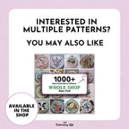 Autumn Daisy Wreath Hand Embroidery Pattern