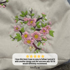 Cherry Blossoms Hand Embroidery Pattern