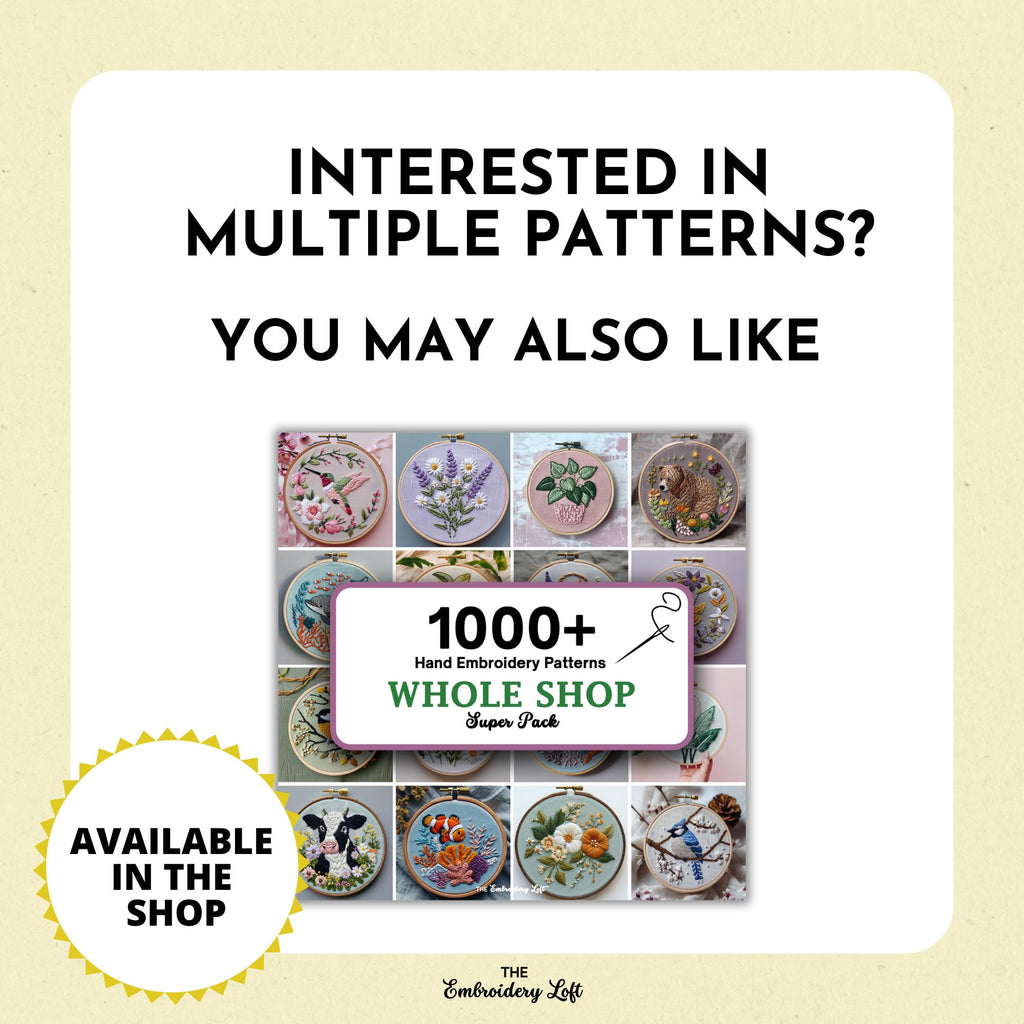 Easter Eggs Hand Embroidery Pattern