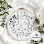 Easter Chick Hand Embroidery Pattern