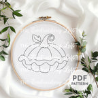 Pumpkin Pie Hand Embroidery Pattern