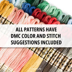 MINI COLLECTION, Animals Hand Embroidery Pattern Collection, Current and Future Designs, Lifetime Access, Hand Embroidery, Embroidery PDF