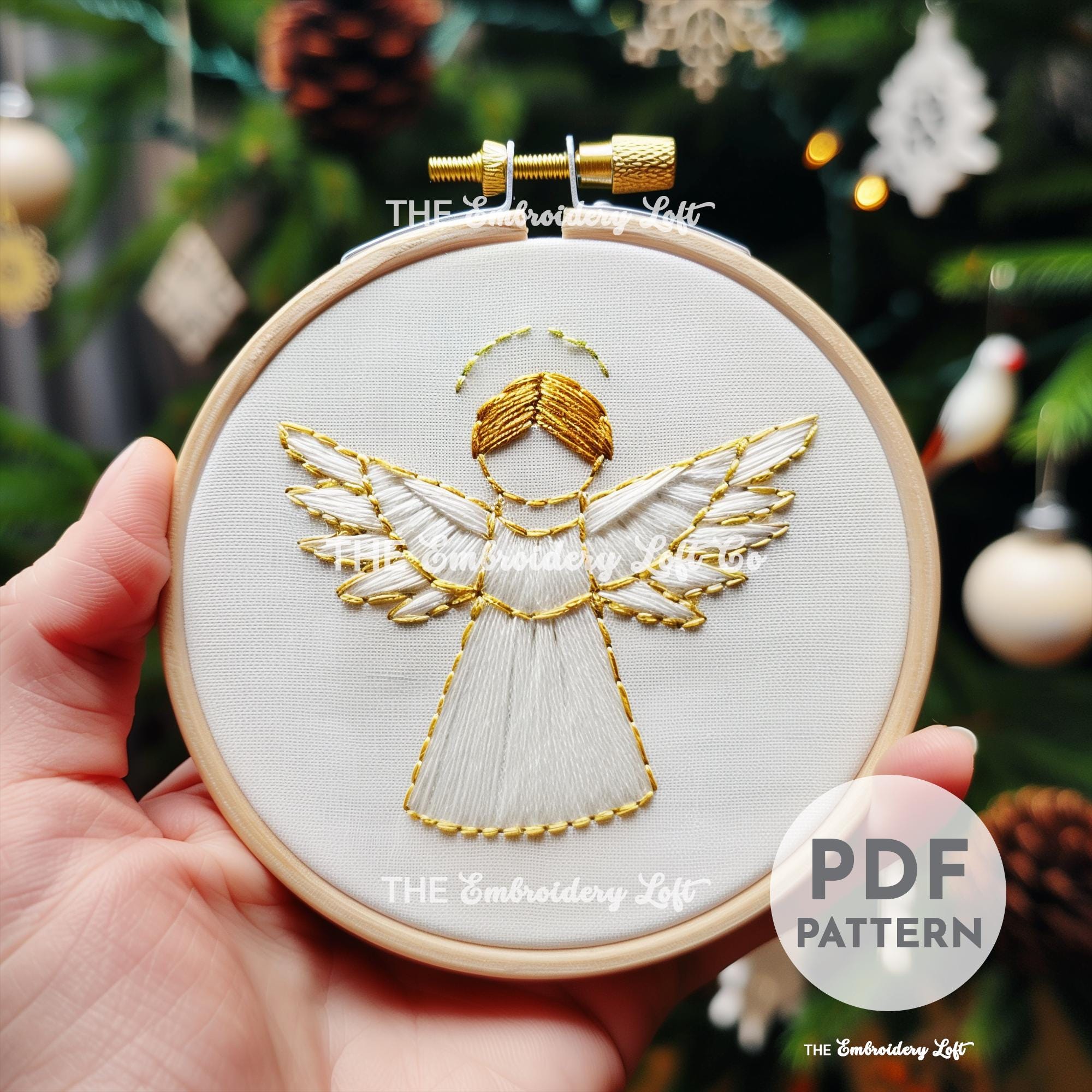Angel Hand Embroidery Pattern
